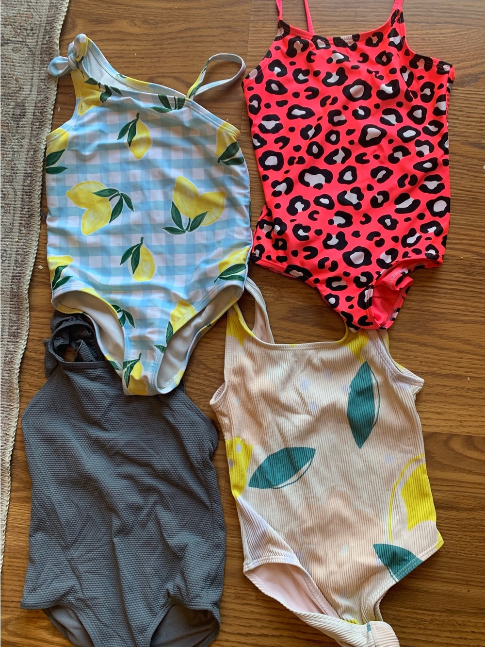 Zara HM Carters 5t Girl Swim Suit Bundle Four Pieces One piece Summer